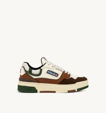AUTRY Sneakers Clc Low In Suede e Nabuk Ebony e Military