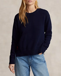 POLO RALPH LAUREN Maglia girocollo corta in misto lana