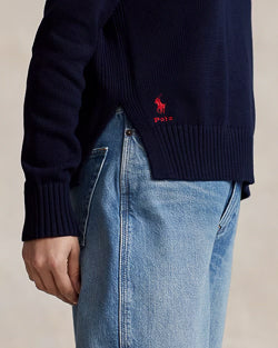 POLO RALPH LAUREN Maglia girocollo corta in misto lana