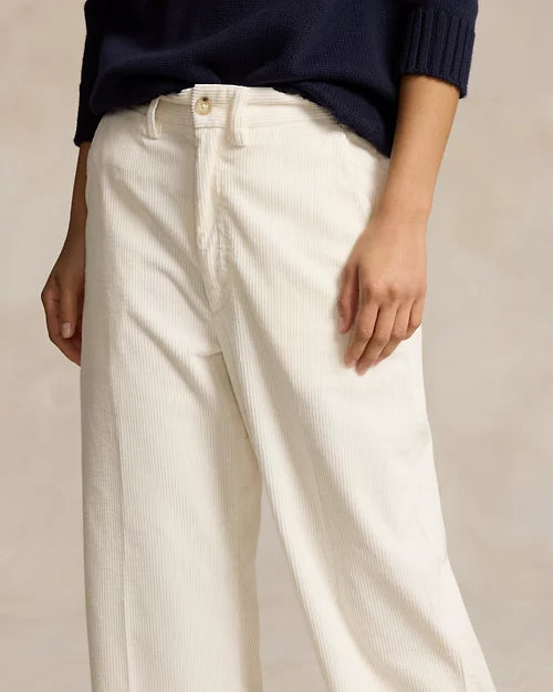 POLO RALPH LAUREN Pantaloni in velluto a coste e gamba larga