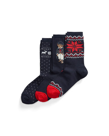 POLO RALPH LAUREN Box tre paia di calze