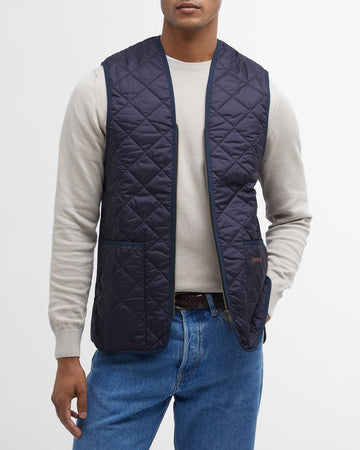 BARBOUR Gilet trapuntato con zip