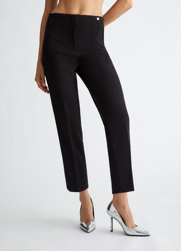 LIU JO Pantaloni cropped stretch