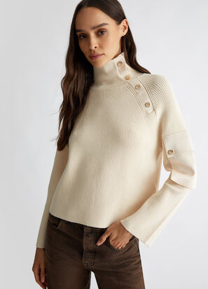 LIU JO Maglia con bottoni e tasca