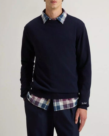 WOOLRICH Maglione girocollo in pura lana d'agnello