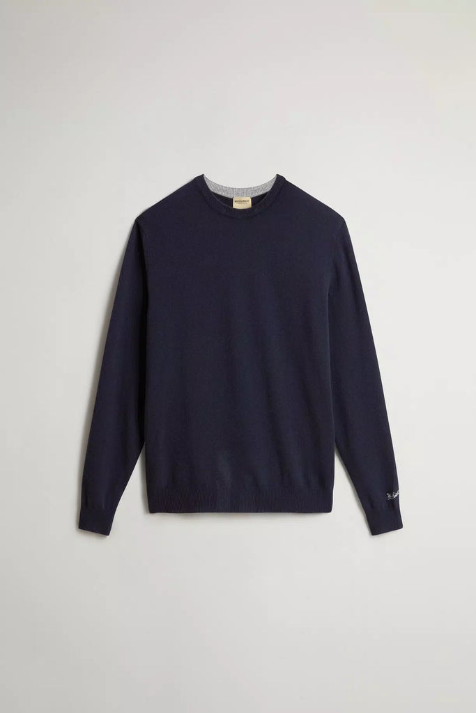 WOOLRICH Maglione girocollo in pura lana d'agnello