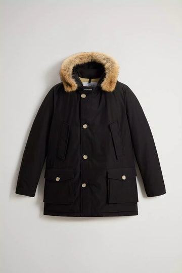 WOOLRICH Arctic Parka in Ramar Cloth con pelliccia removibile