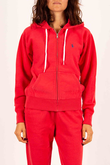 POLO RALPH LAUREN Felpa aperta con cappuccio