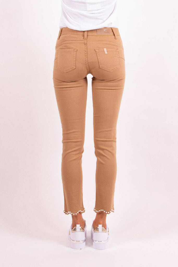 LIU JO Pantalone skinny con applicazioni