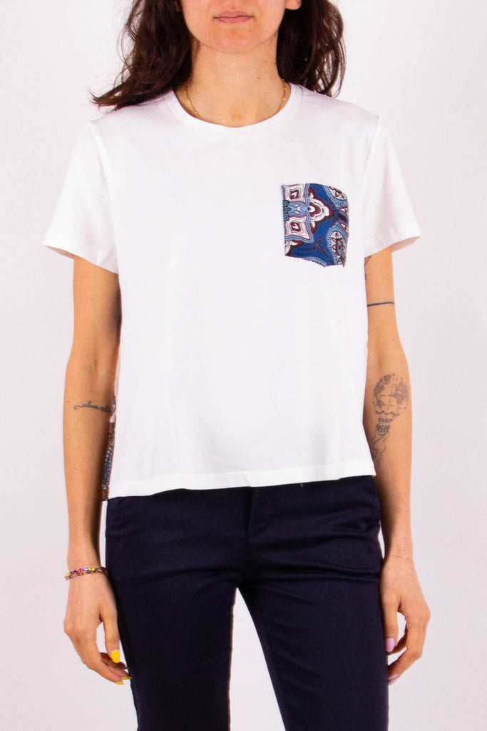 LIU JO T-shirt con dettagli in raso