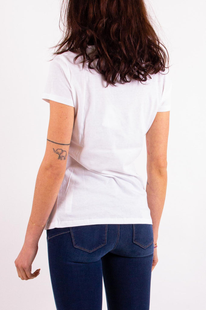 LIU JO T-shirt con stampa e applicazioni