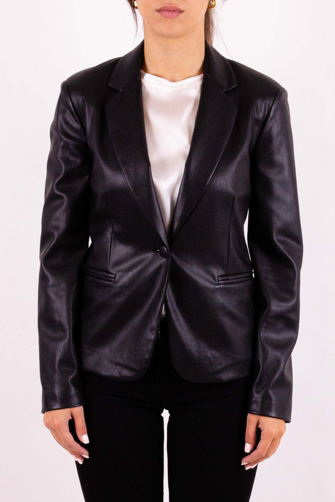 LIU JO Blazer in tessuto spalmato