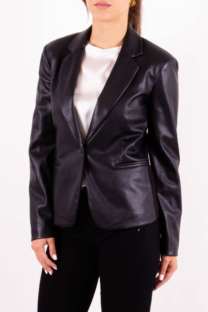 LIU JO Blazer in tessuto spalmato