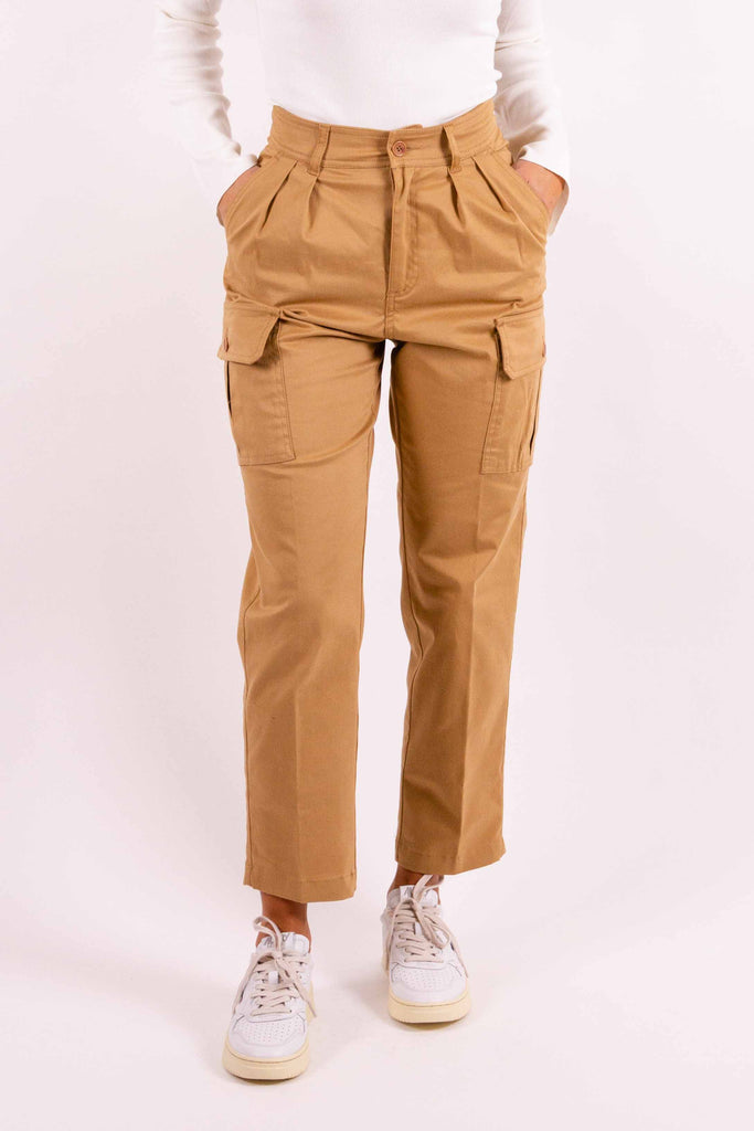 LIU JO Pantaloni cargo in gabardina