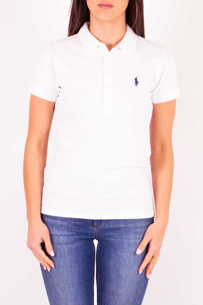 POLO RALPH LAUREN Julie Polo-Slim-Short Sleeve-Polo Shirt