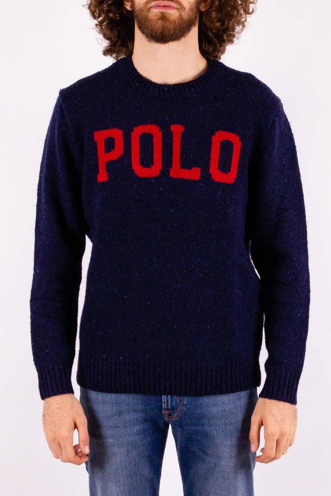 POLO RALPH LAUREN Maglia in misto lana con logo