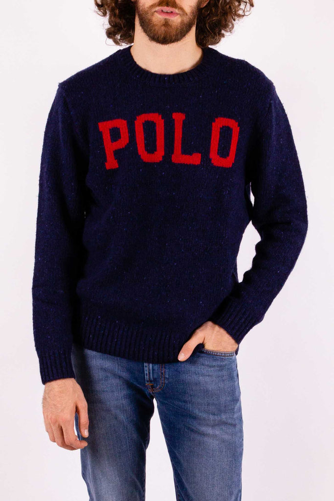 POLO RALPH LAUREN Maglia in misto lana con logo