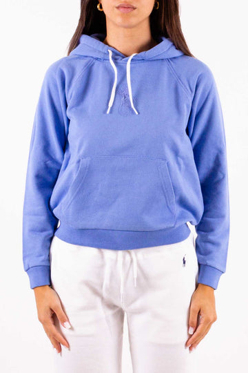 POLO RALPH LAUREN Felpa con applicazione Big Pony in raso