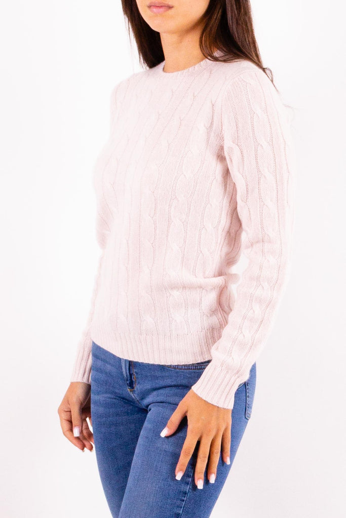 POLO RALPH LAUREN Maglia in cashmere a trecce