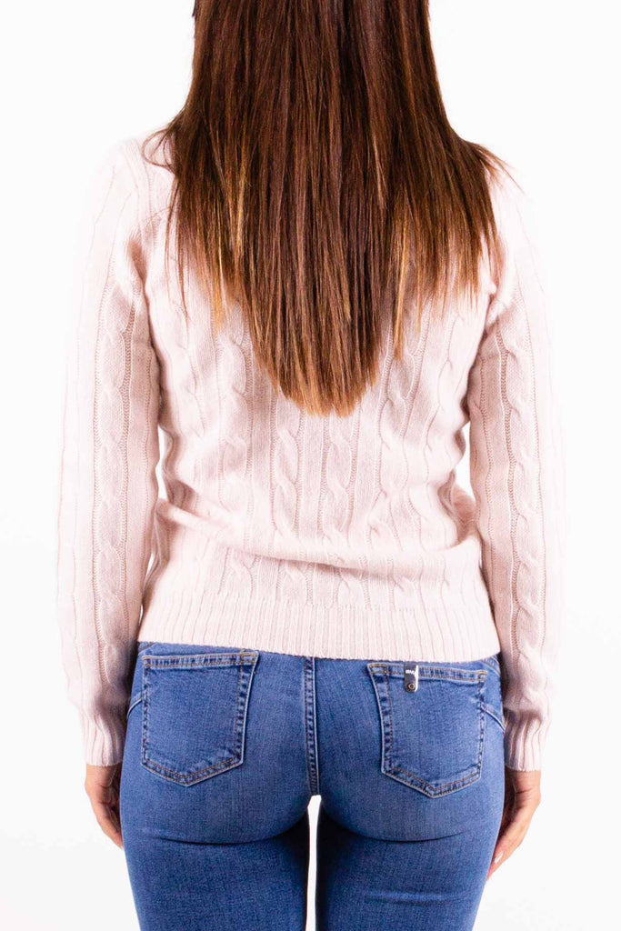 POLO RALPH LAUREN Maglia in cashmere a trecce