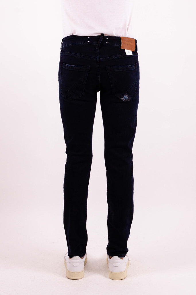 ROY ROGER'S 317 MAN Denim Black Elas. Travis