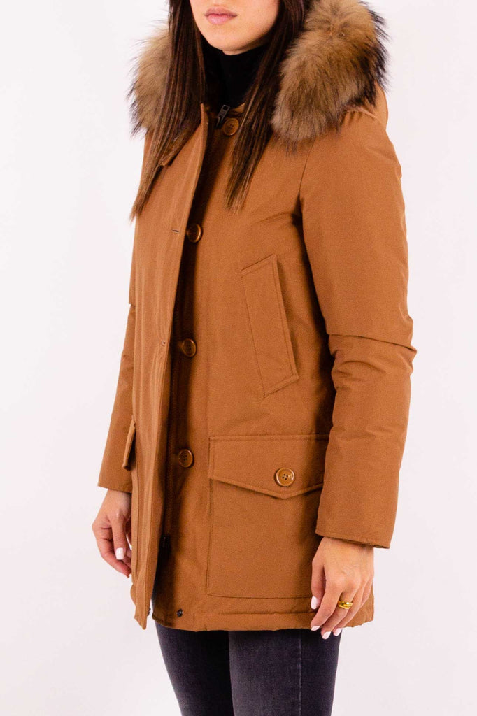 WOOLRICH Authentic Arctic Parka in Ramar con pelliccia removibile