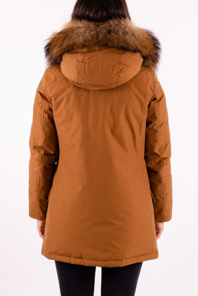 WOOLRICH Authentic Arctic Parka in Ramar con pelliccia removibile