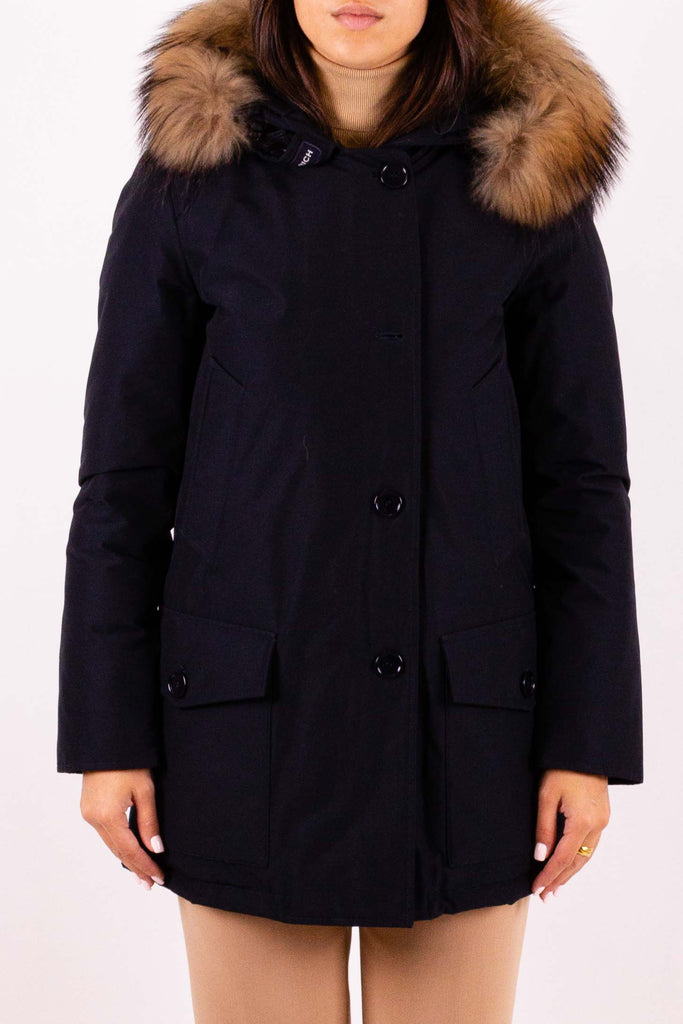 WOOLRICH Authentic Arctic Parka in Ramar con pelliccia removibile