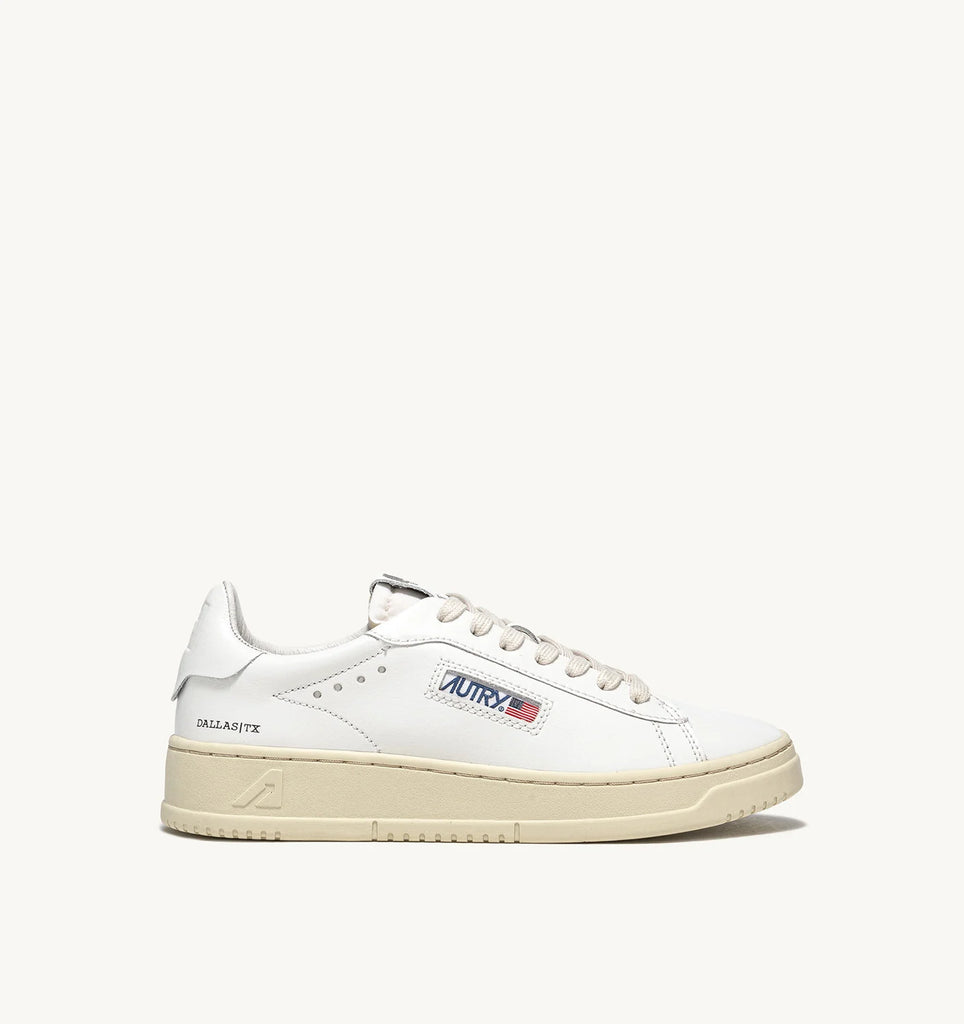AUTRY Dallas Low Sneaker In Pelle Colore Bianco