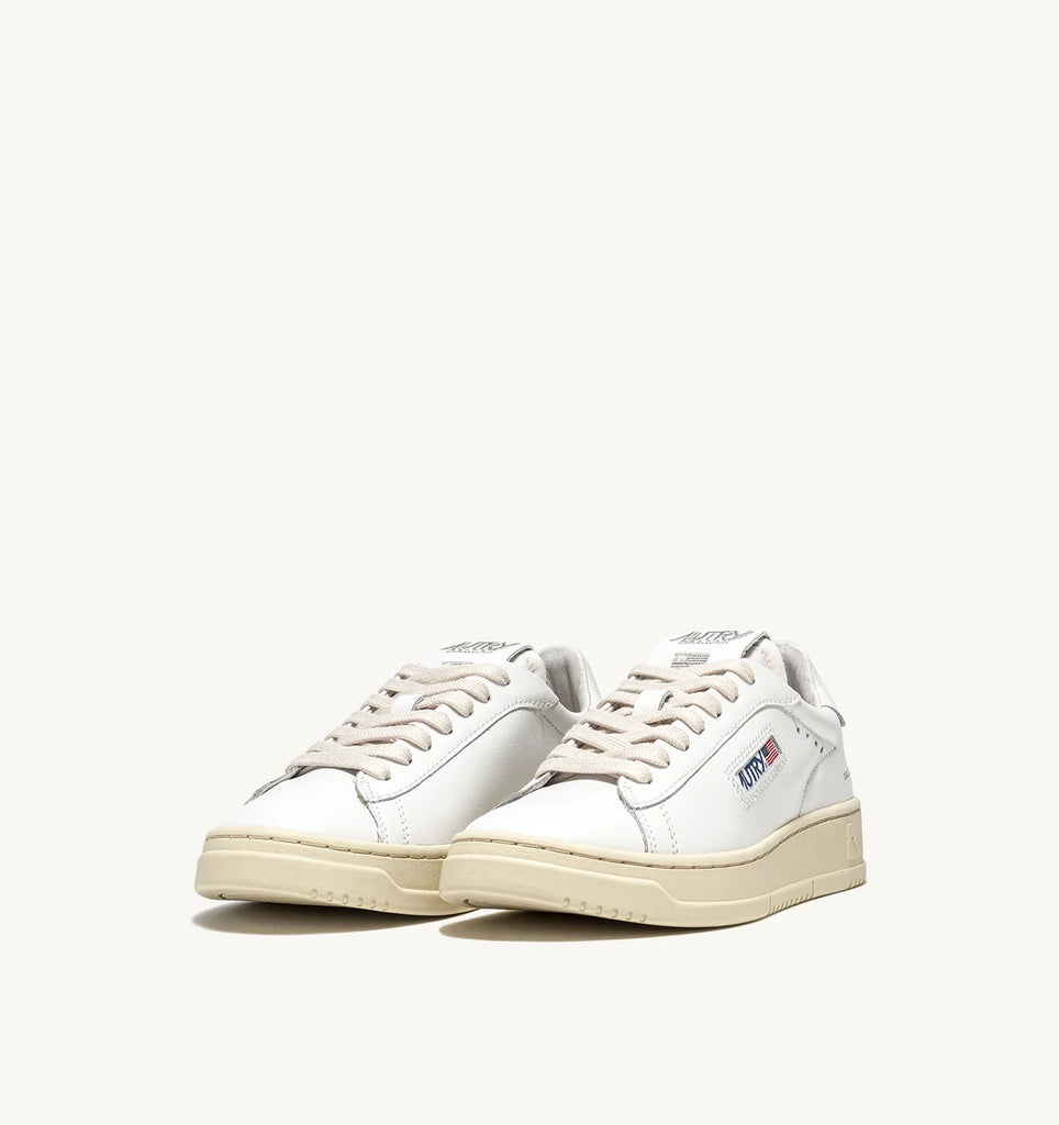 AUTRY Dallas Low Sneaker In Pelle Colore Bianco
