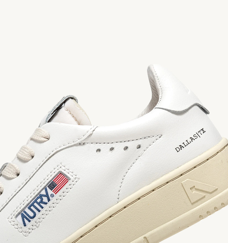 AUTRY Dallas Low Sneaker In Pelle Colore Bianco