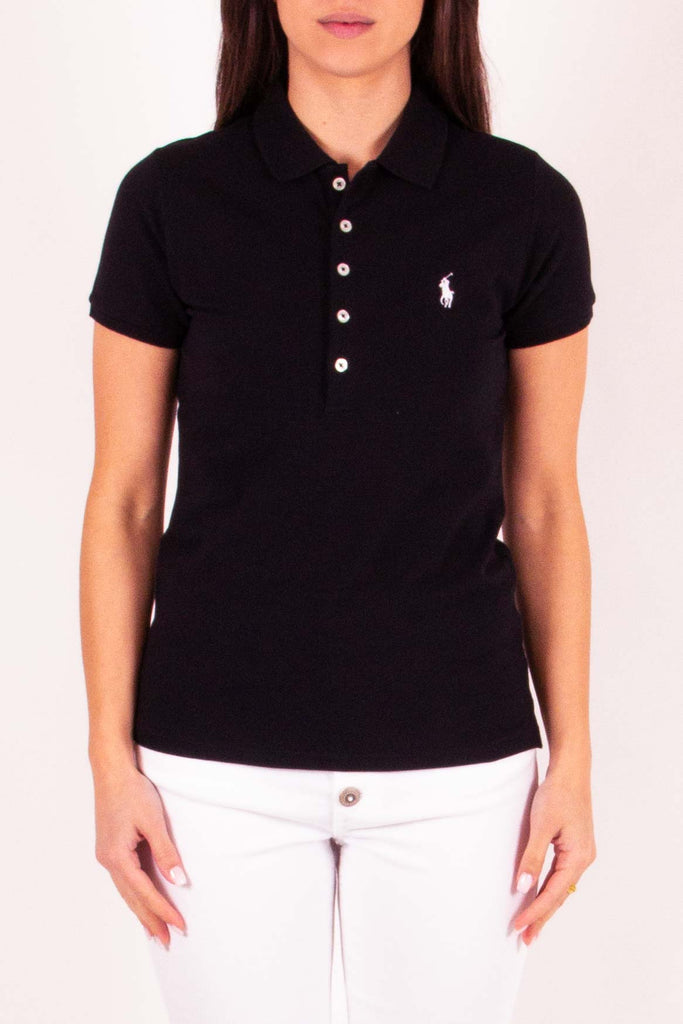 POLO RALPH LAUREN Julie Polo-Slim-Short Sleeve-Polo Shirt