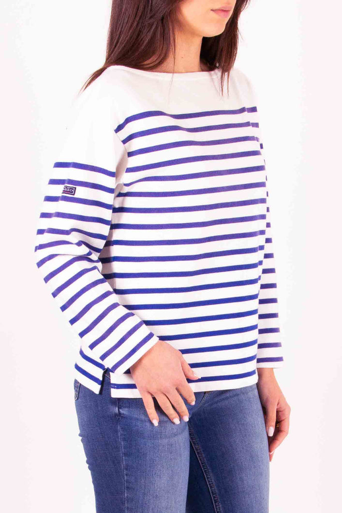 POLO RALPH LAUREN Maglietta a righe con scollo a barchetta