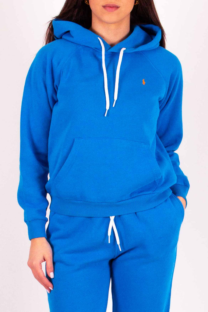 POLO RALPH LAUREN Felpa attillata con cappuccio