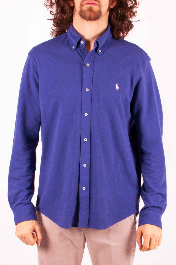 POLO RALPH LAUREN Camicia ultraleggera in piqué