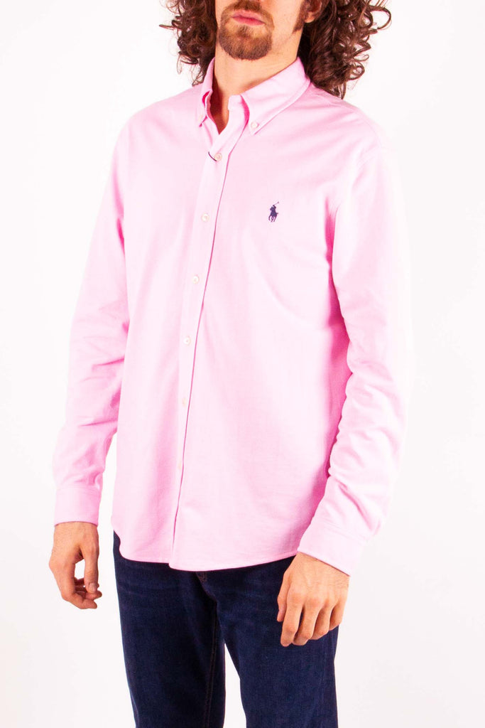 POLO RALPH LAUREN Camicia ultraleggera in piqué