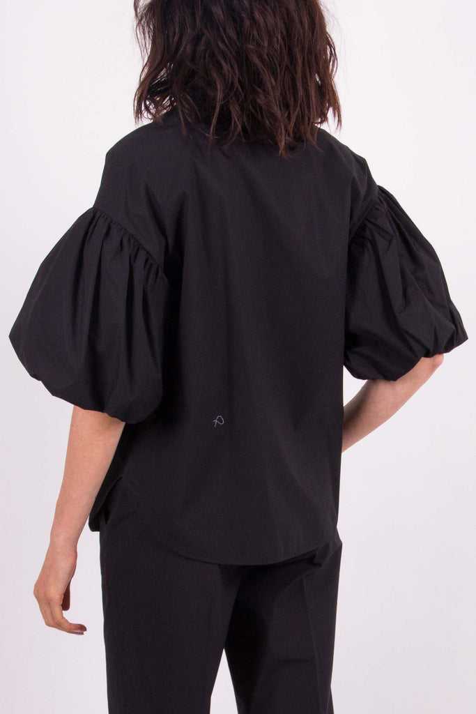 TWIN SET Blusa in popeline con ricamo