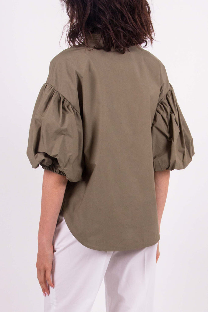 TWIN SET Blusa in popeline con ricamo